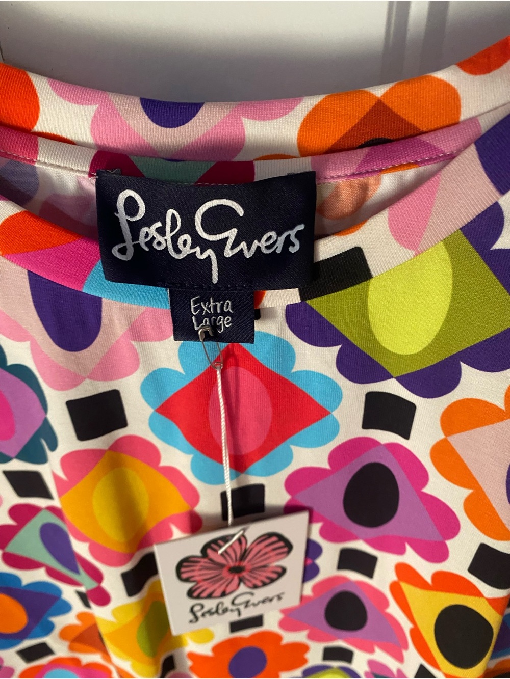 Lesley Evers Maisie Cotton Tee NWT - Picture 2 of 4
